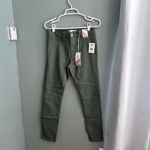 YMI Dill Green Mid-Rise Skinny Jeans